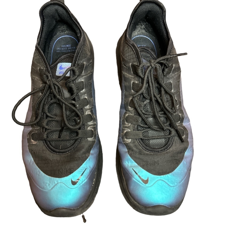 Nike Air Max Axis Premium Throwback Black Racer Blue Sneaker Sz 10‎  Great Cond